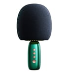 Joyroom trådlös karaokemikrofon med Bluetooth 5.0-högtalare 2500mAh grön (JR-K3 grön)