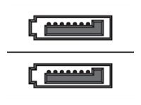 Sharkoon - Sata-Kabel - Serial Ata 150/300/600 - Sata (Hane) Till Sata (Hane) - 1 M - 90° Kontakt - Svart