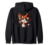 Ring in the New Year Costume with a Cool Cat Vibe Zip Hoodie