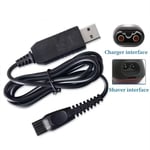 USB Charging Cable for Philips OneBlade QP6520 Shaver Trimmer Charger Lead Black