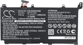 Kompatibelt med Asus V551LN-CJ280H, 11.4V, 4200 mAh