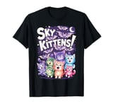 Sky Kittens! - Cool Sky Kittens Horror T-Shirt