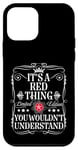 Coque pour iPhone 12 mini Nom rouge : c'est un truc rouge que vous ne comprendriez pas