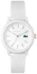 Lacoste Ladies 12:12 Mark White Strap Watch female