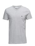 Tee-Shirt&Turtle Neck Tops T-shirts Short-sleeved Grey Lacoste