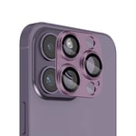 Film Caméra iPhone 14 Pro et 14 Pro Max Verre Trempé Alliage d'Aluminium Violet