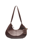 Ganni Bou Bag Hobo Medium - Seal Brown