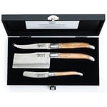 Laguiole Style de Vie Ostknivar Laguiole Oak Wood Stonewash 3-pack 1 set