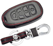 HAHASG Car Key Case,For Hyundai Kona Azera Size IG Santa Fe I30 IX35 Elantra Remote Control Key Ring Bag Key Ring Auto Accessories | car case-4 Buttons