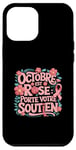 Coque pour iPhone 15 Pro Max Octobre Rose Ruban Rose Portez Votre Soutien Octobre Rose