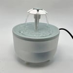 USB Pet Water Fountain Hiljainen automaattinen suodatus 1200 ml kissoille USB 5V+1,2L 15 15 9 CM Vihreä läpinäkymätön