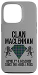 Coque pour iPhone 13 Pro MacLennan Clan Scottish Name Armoiries Tartan Famille