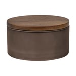 Mette Ditmer Modest krukke med lokk o10,5 cm Walnut