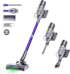 EUARY 50KPa Aspirateur Laveur Balai sans Fil à Main Puissant 550W Aspirateurs Balais et Balais électriques Professionnel Vacuum Cleaner Portable Mini Aspirateur Nettoyeur Vapeur Poil de Chien