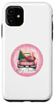 iPhone 11 Pink Christmas Truck: Farmhouse Holiday Charm Case