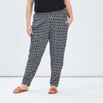 MODAVISTA - pantalon droit fluide multicolore femme grande taille