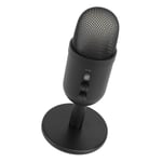 Live Streaming Mic USB PC Microphone Color Ambiance Light Condenser Type For