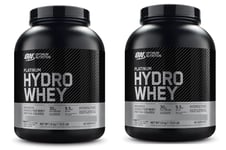 2 pots !PLATINUM HYDROWHEY OPTIMUM NUTRITION 1590g Milk Chocolate