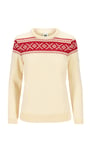 Dale Cortina Heron Crew Neck W's Offwhite/Red L