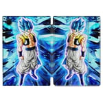 Housse Smart Cover Pour Samsung Galaxy Tab A9 Manga Dragon Ball Gogeta Lumiere