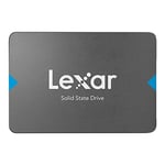 Lexar NQ100 2,5" SATA III (6 Gb/s) 960 Go SSD, Jusqu'à 550 Mo/s en Lecture SSD, SSD Interne pour Ordinateur Portable, Ordinateur de Bureau/PC (LNQ100X960G-RNNNG), Gris