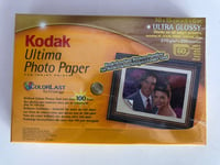 Kodak Ultima Photo Paper Ultra Glossy 10x15cm (4x6") - 270gsm 60 sheets  1385012