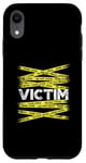 Coque pour iPhone XR Dîner Murder Myster Murder Mystery Victime