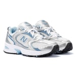 New Balance 530 WoMens White/Blue Trainers - Size UK 5