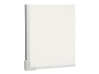 Esselte - Whiteboard - veggmonterbar - 450 x 600 mm - emalje - magnetisk - grå ramme