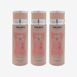 3 X Galaxy Plus Concept Delight Perfume Body Spray Inspired By Delina 200ml New