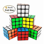 6-pack Magic Speed Cube 3x3x3 Pedagogiska leksaker-Xin