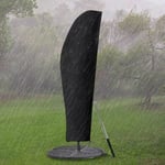 Housse de Protection pour Parasol Déporté Grande 280 × 45 ×81× 30cm avec Tige Télescopique Couverture pour Parasol de Jardin Imperméable Anti-UV