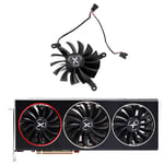 Ventilateur de carte graphique Radeon RX 6700XT 6750XT,pour XFX Speedster SWFT 309 Radeon RX 6700 XT 12GO,CF1015U12S,1x95mm,2x87mm - Type A-Fan