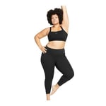 Nike Zenvy Women's Gentle-Support H BLACK/BLACK, storlek 2X Plus Size (18W - 20W)