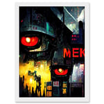 Doppelganger33 LTD Sci Fi Complex Machines Mecha Japanese Big Brother Artwork Framed A3 Wall Art Print