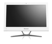 Lenovo C540 23-inch All-in-One PC (White) - (Intel Pentium G2020 2.9GHz Processor, 4GB RAM, 500GB HDD, DVDRW, LAN, WLAN, Webcam, Integrated Graphics, Windows 8)