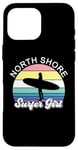 Coque pour iPhone 16 Pro Max Surfer Girl North Shore Hawaii Hawaii Surf Beach