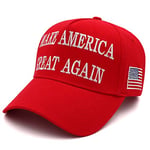 Trump 2024 45-47 MAGA Hat Make America Great Again Donald Trump Slogan with USA Flag Baseball Cap, Red MAGA Hat, M/One Size