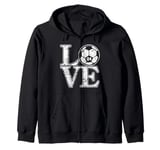 Soccer #24 Soccer Mom Dad Favorite Player Jersey Number 24 Zip Hoodie