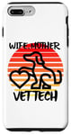 Coque pour iPhone 7 Plus/8 Plus Wife Mother Vet Tch, vétérinaire, famille, chien, chat, animal de compagnie