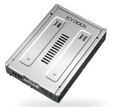 ICY DOCK – 2.5" to 3.5" Adapter/Converter SAS SFF-8482 metal silver (MB982IP-1S-1)