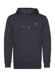 Tipped Hooded Sweatsh Tops Sweat-shirts & Hoodies Hoodies Navy Fred Perry