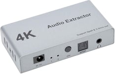 Commutateur Hdmi Répartiteur Hdmi 4K, 2 En 1 Sortie 2 X 1 Distributeur D'Extracteur Audio Hdmi, 2 À 1 Adaptateur De Convertisseur Audio Hdmi Splitter Avec Spdif Optique + Jack 3,5 [YIN142559]