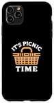 Coque pour iPhone 11 Pro Max It's Picnic Time - Fun Picnic Basket Design for Outdoor Love