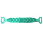 SILVANO Brosse de Douche Dorsale - Bande exfoliante en Caoutchouc - avec des poignées aux extrémités - Surface en Relief - Longueur 75 cm - Idéale pour Le Nettoyage en Profondeur - Turquoise