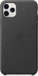 Official Apple iPhone 11Pro Max Leather Case - Black