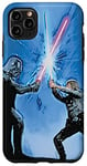 iPhone 11 Pro Max Star War The Empire Strikes Back Lightsaber Battle Blue Case