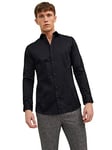 JACK & JONES Homme T-Shirt JJPRPARMA L/S Noos, Noir, XS EU