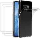 Coque Samsung Galaxy S10e / S10 E + 3 Unités Trempé Film Transparent Tpu Silicone Coque + Verre Trempé Protecteur D'écran Ultra Mince Et Coque Pour Samsung Galaxy S10e