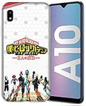 Coque pour Samsung Galaxy A10 Manga My Hero Academia Blanc